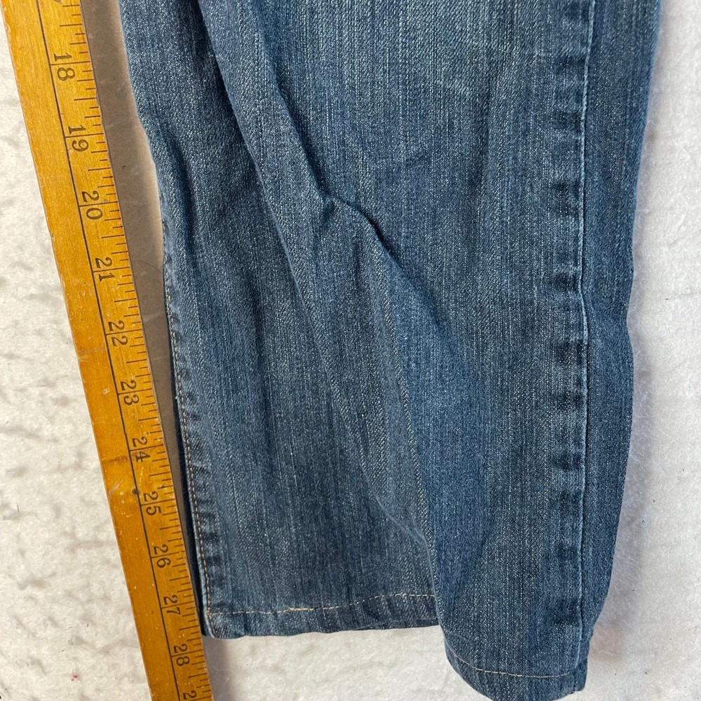 Levi's 501 Straight Leg Jeans Mens W34 L32 Blue Button Fly Denim - Picture 6 of 9